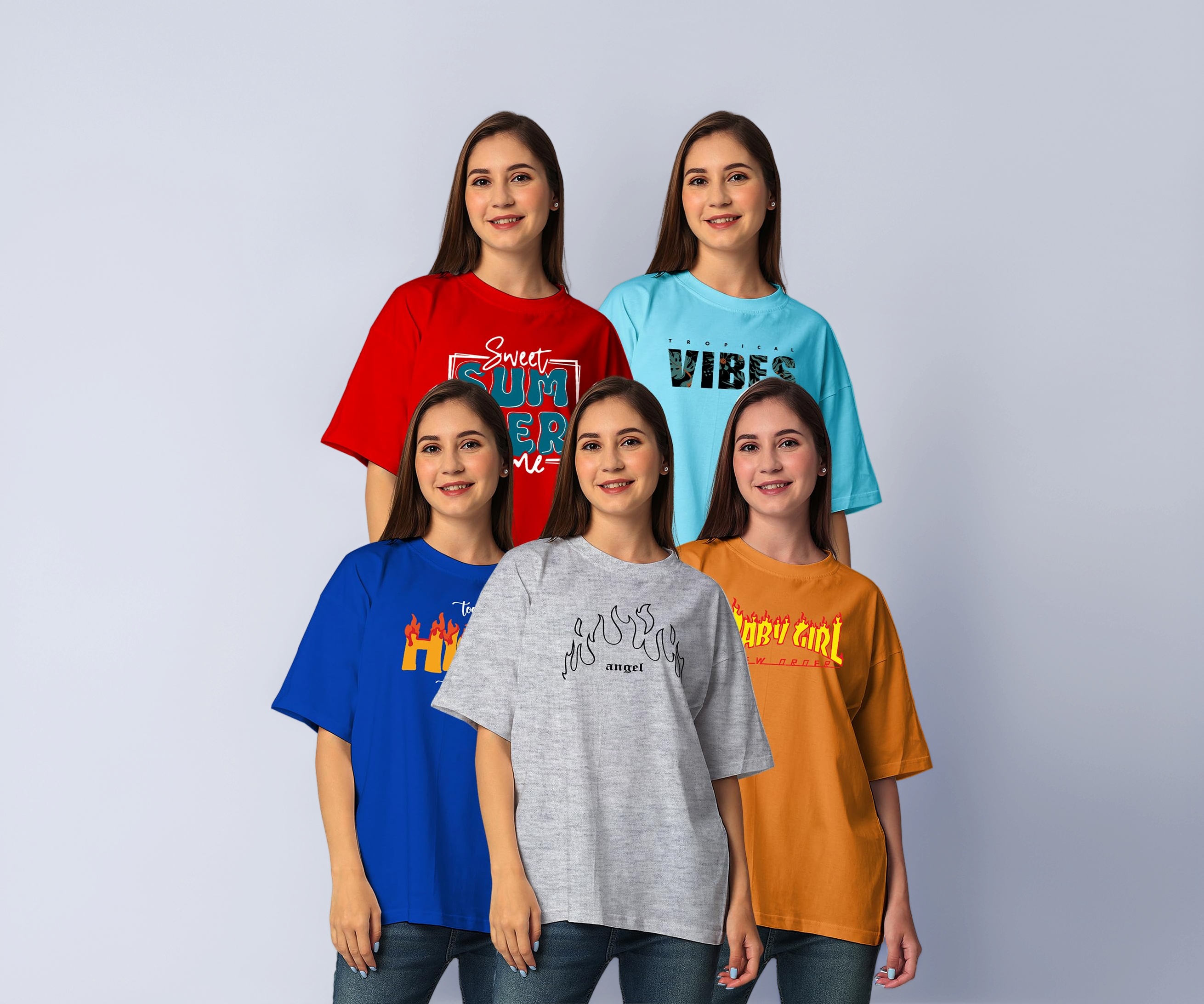 Buy STATUS MANTRA Women's Oversized T-Shirt | Drop Shoulder